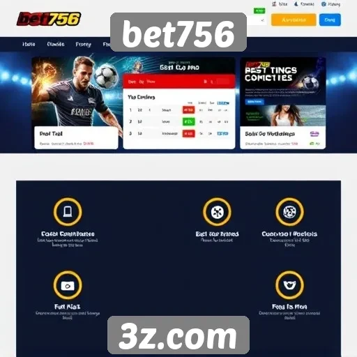 Análise das funcionalidades do site de jogos bet756
