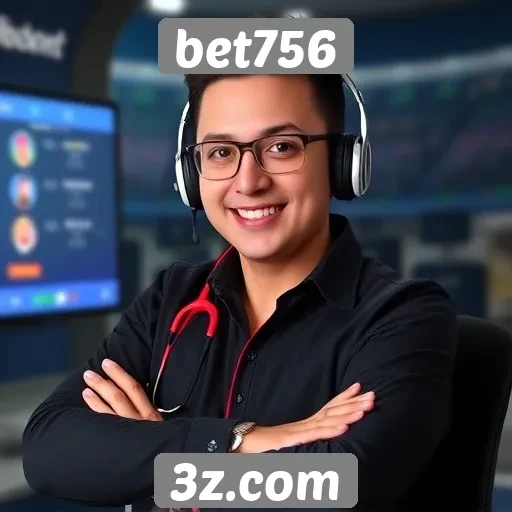 Suporte ao cliente no site bet756