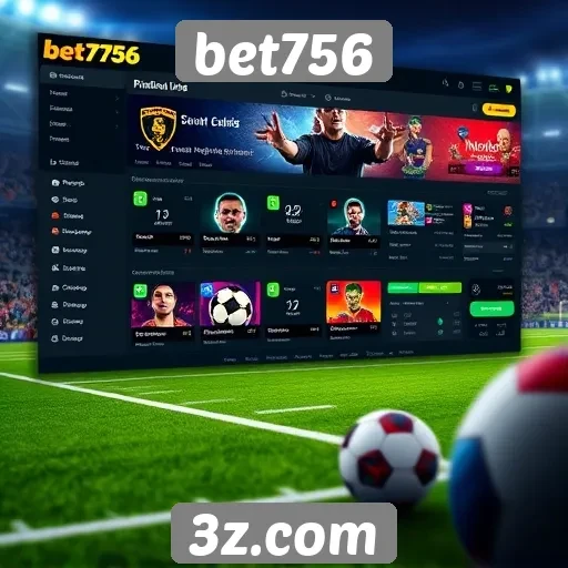 Facilidade de navegação na plataforma bet756